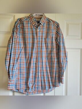 Johnston & Murphy Size Medium Longsleeve Button Up 100% Cotton
